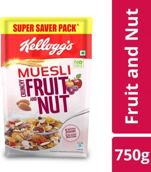 Kellogg's Crunchy Fruit and Nut Delight Muesli (Pouch)